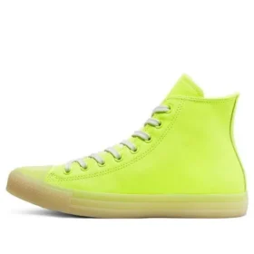 Chuck Taylor All Star Neon Leather High “Giallo Neon”