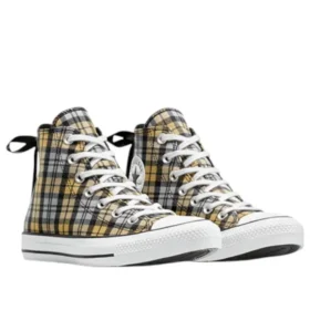 Chuck Taylor All Star Plaid “Nero Giallo Bianco”