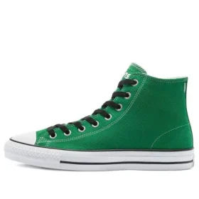 Chuck Taylor All Star Pro High “Pelle scamosciata traforata – Verde”
