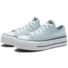 Chuck Taylor All Star Renew Sneakers in tela con suola spessa blu chiaro “Blue White”