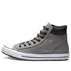 Chuck Taylor All Star Stivali alti in pelle PC Grigio “Gray White”