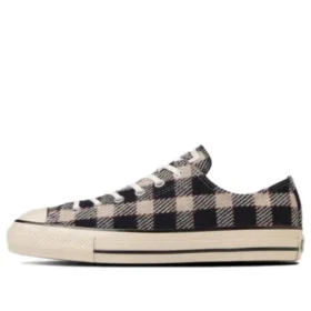 Chuck Taylor All Star US Wool Plaid Ox “Nero Bianco”