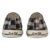 Chuck Taylor All Star US Wool Plaid Ox “Nero Bianco”