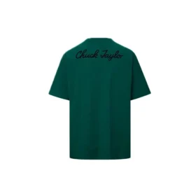 Chuck unisex ricamate in maglia verde