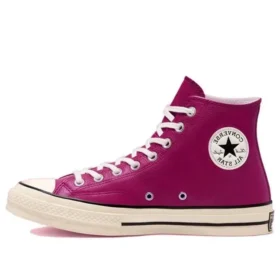 Colore stagionale in pelle Chuck anni ’70 “Rosso Rosa Bianco”