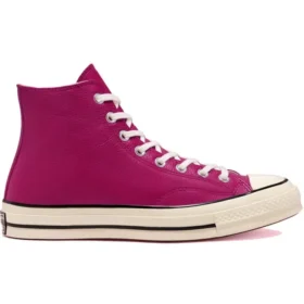 Colore stagionale in pelle Chuck anni ’70 “Rosso Rosa Bianco”