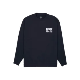 CONS Felpa con cappuccio One Star Crew Taglie asiatiche “Black” CONS Felpa con cappuccio One Star Crew Taglie asiatiche “Black”