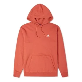 Converse da uomo con logo ricamato, maglia larga, sportive, marroni e rosse