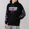 Converse da uomo con stampa del logo Flash, foderate in pile, nere