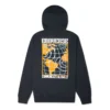 Converse da uomo con stampa Earth Pattern, nero scuro