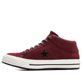 Converse One Star Counter Climate in pelle rossa