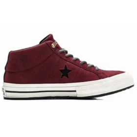 Converse One Star Counter Climate in pelle rossa