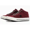 Converse One Star Counter Climate in pelle rossa