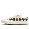 Converse x COMME des GARCONS PLAY Chuck 70 Low “Multi Heart – Bianco Nero”