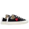 Converse x Comme des Garçons PLAY Chuck 70 Ox “Single Heart Black”
