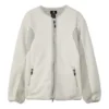 Converse x Slam Jam Giacca-cappotto sportiva casual reversibile con cuciture a vista, firmata congiuntamente, da uomo, bianca