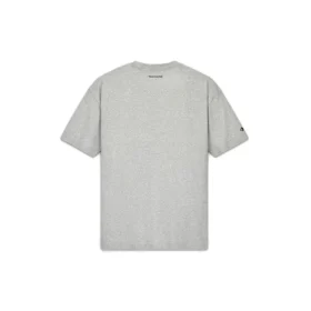 Converse x Thisisneverthat da uomo, logo stampato, maglietta sportiva a maniche corte con collo rotondo, grigio chiaro