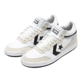 Fastbreak Pro in pelle e camoscio “Bianco Nero Beige”