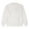 Felpa comoda e funzionale Taglie asiatiche “White”