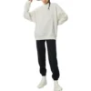 Felpa comoda e funzionale Taglie asiatiche “White”