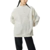 Felpa comoda e funzionale Taglie asiatiche “White”