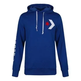 Felpa con cappuccio a V con grande logo a stella – Taglie asiatiche “Blu” Felpa con cappuccio a V con grande logo a stella – Taglie asiatiche “Blu”