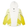 Felpa con cappuccio Athleisure Casual Sports a colori contrastanti, bianca
