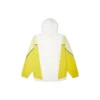 Felpa con cappuccio Athleisure Casual Sports a colori contrastanti, bianca
