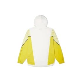 Felpa con cappuccio Athleisure Casual Sports a colori contrastanti, bianca
