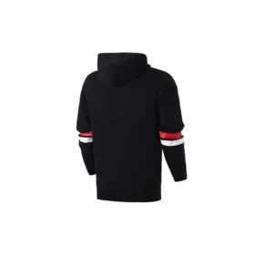 Felpa con cappuccio Collegiate Text Taglie asiatiche “Black”