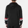 Felpa con cappuccio Collegiate Text Taglie asiatiche “Black”