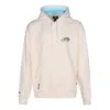 Felpa con cappuccio con grafica Rainbow Cloud Taglie asiatiche “Egret”