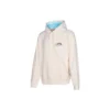 Felpa con cappuccio con grafica Rainbow Cloud Taglie asiatiche “Egret”