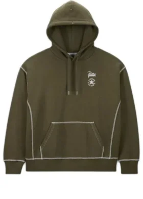 Felpa con cappuccio Converse x Patta Gold Standard Taglie asiatiche “Utility Green Heather”