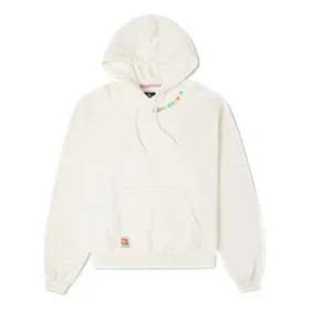 Felpa con cappuccio Crafted Fashion Graphic Taglie asiatiche “Bianco”
