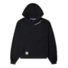 Felpa con cappuccio Crafted Fashion Graphic Taglie asiatiche “Nero”