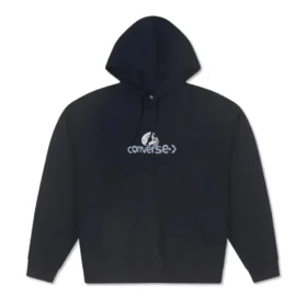 Felpa con cappuccio e logo teschio Taglie asiatiche “Nero”