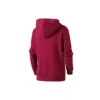 Felpa con cappuccio e ricamo a stella a zig-zag Taglie asiatiche “Dark Red”
