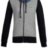 Felpa con cappuccio e zip integrale Chuck Taylor All Star Taglie asiatiche “Grigio”