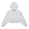 Felpa con cappuccio e zip integrale Retro Chuck Taglie asiatiche “Grigio”