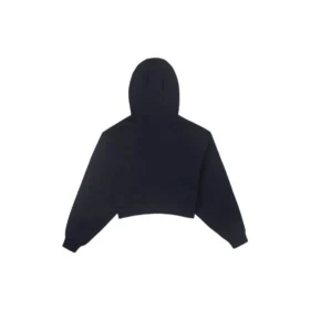Felpa con cappuccio e zip integrale Retro Chuck Taglie asiatiche “Nero”