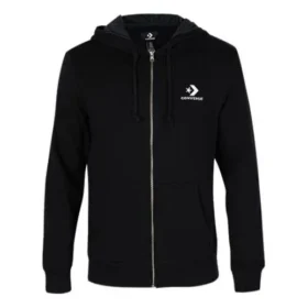 Felpa con cappuccio e zip integrale Star Chevron Taglie asiatiche “Nero”