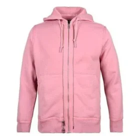 Felpa con cappuccio e zip integrale Taglie asiatiche “Pink”