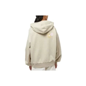 Felpa con cappuccio Flora Logo Taglie asiatiche “Beige”