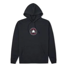 Felpa con cappuccio Go-To Chuck Taylor Patch Standard Fit Taglie asiatiche “Black” Felpa con cappuccio Go-To Chuck Taylor Patch Standard Fit Taglie asiatiche “Black”