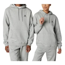 Felpa con cappuccio Go-To Embroidered Star Chevron Standard Fit Taglie asiatiche “Vintage Grey Heather” Felpa con cappuccio Go-To Embroidered Star Chevron Standard Fit Taglie asiatiche “Vintage Grey Heather”