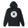 Felpa con cappuccio in French Terry con patch Go-To Chuck Taylor Taglie asiatiche “Nero”