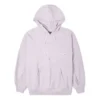 Felpa con cappuccio in maglia con logo ricamato Viola