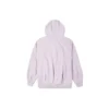 Felpa con cappuccio in maglia con logo ricamato Viola