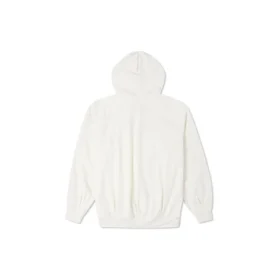 Felpa con cappuccio in maglia larga Bianco crema